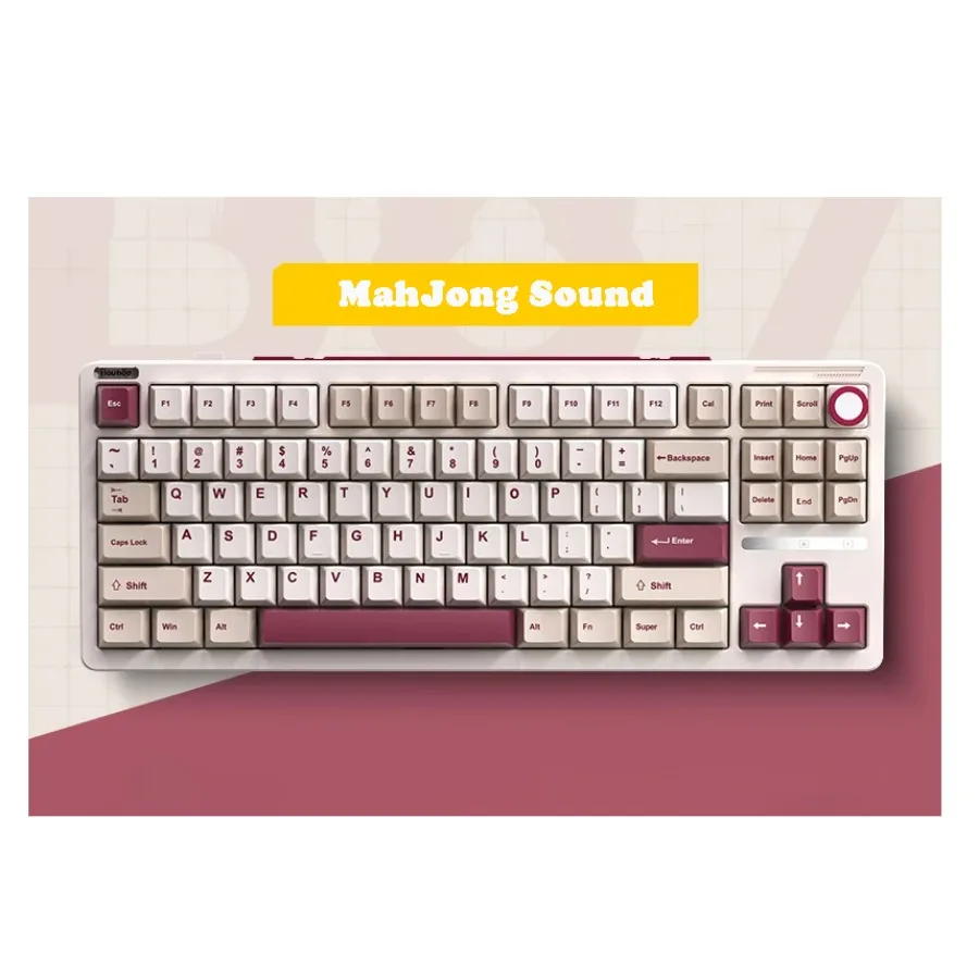 Беспроводная клавиатура iLovbee B87 механическая с гелевыми вставками три режима