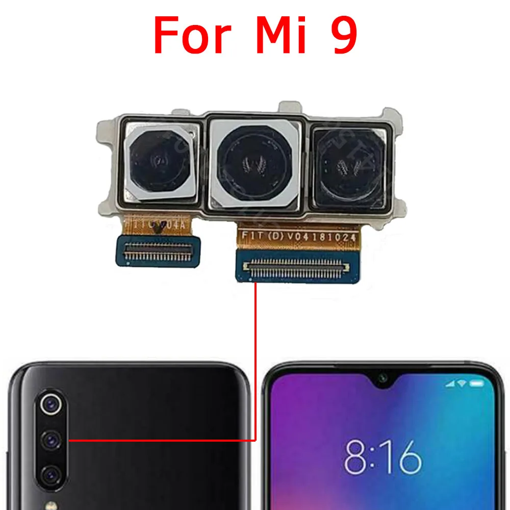 Задняя камера для Xiaomi Mi 9 SE 9T Pro 6 8 Lite Mi6 Mi8 Mi9 Модуль задней камеры задняя сторона