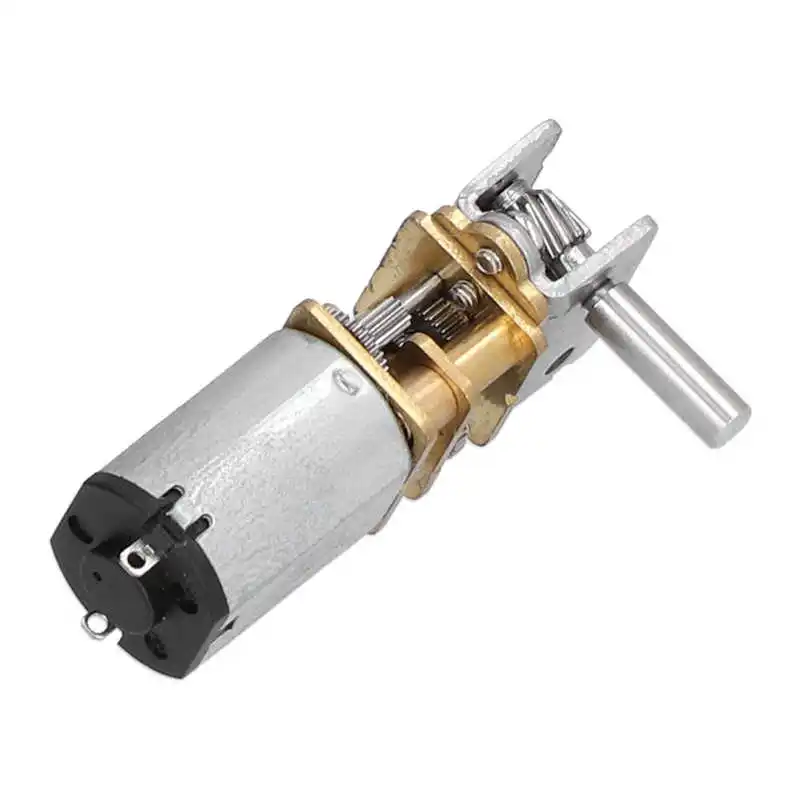 Двигатель с червячной шестерней, снижение скорости, низкая скорость, шум, автоматизированная промышленность, постоянный ток, 6 в, 100 об/мин, GW12N20