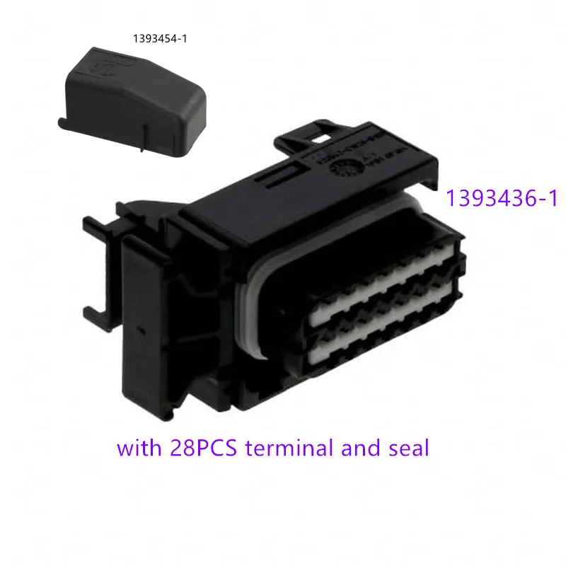 2 комплекта 28P TE/AMP оригинальный разъем 1393436-1/V23542C1028Z100 = ABDECKKAPP1J0906379B 1393436-2 V23542C1028B102