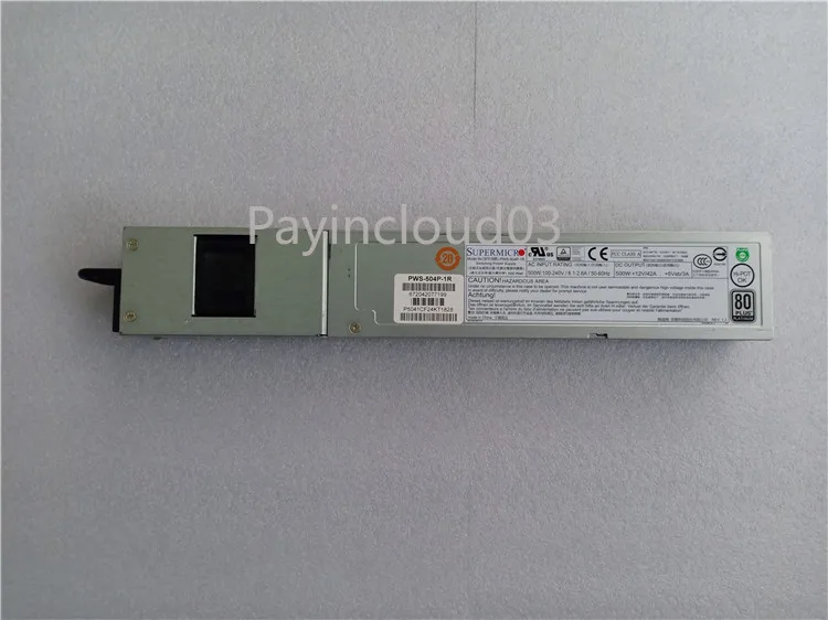 

Ultra-Micro PWS-504P-1R PWS-706P-1R Server 500W Redundant Platinum Power Supply
