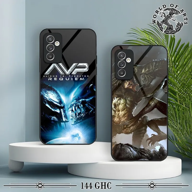 Чехол для телефона Alien Vs Predator, стеклянный чехол для Samsung A21, A50, A20, A32, A52, A71, A51, A40, A72, A30, A32, Galaxy A14, A54, A34, M14