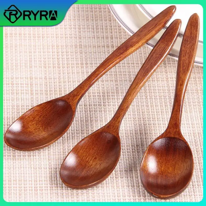 

2/4/5 шт., деревянная ложка для супа, 18 см