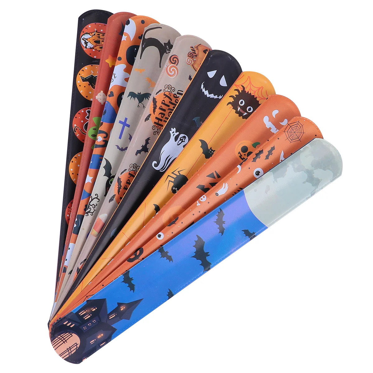 

20pcs Slap Bands Party Favors Bracelets for Kids Slap Bracelet Favors Pumpkin Wristbands