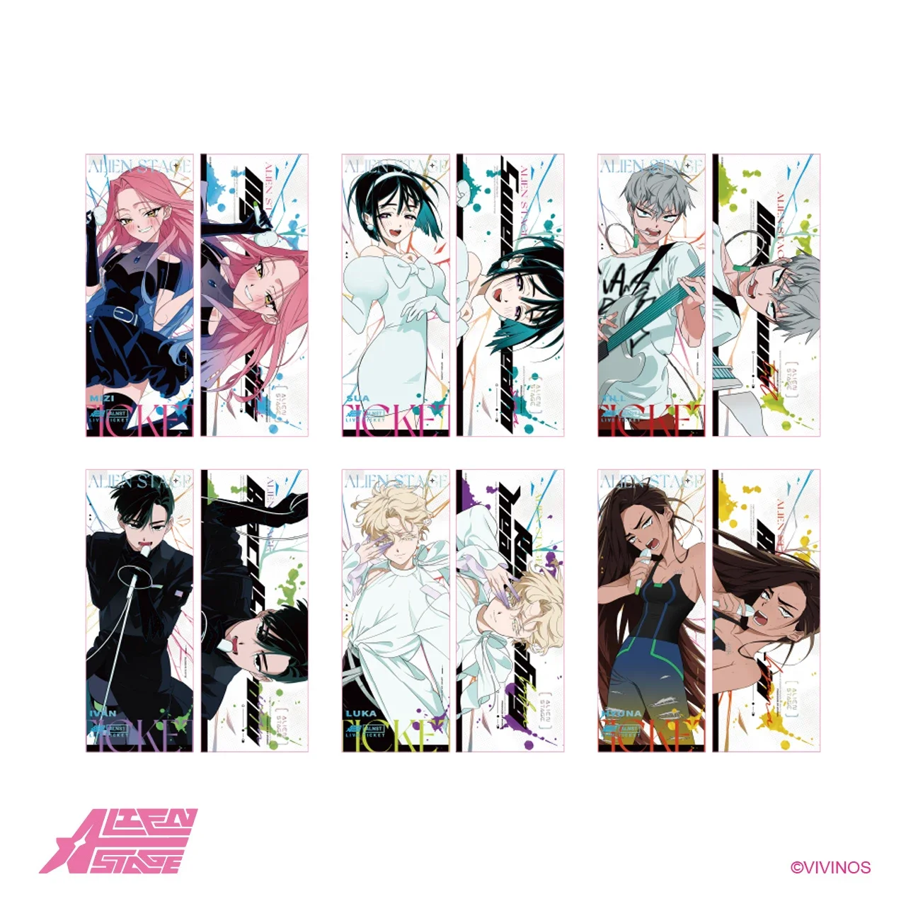 Официальное аниме Alien Stage Mizi Sua Till ivan акриловая версия Q пара подставка для сцены