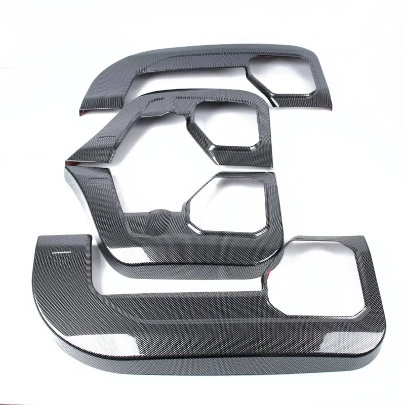 

Для Chery Jetour Traveler T2 2023 2024 ABS карбоновое автомобильное защитное покрытие для двери от царапин пылезащитный дверной коврик аксессуары для интерьера
