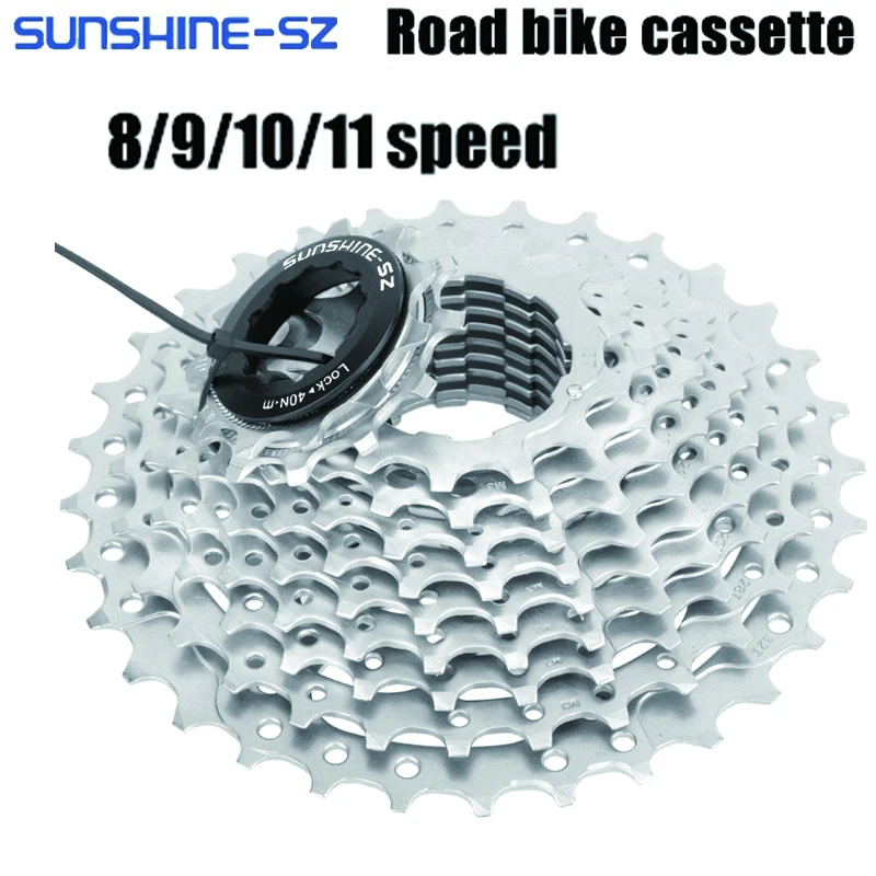 Кассета для маховика 11 В SUNSHINE кассета 10 в 9 8 23 т/25 т/28 Т/32 т/34 Т маховик Shimano HG |