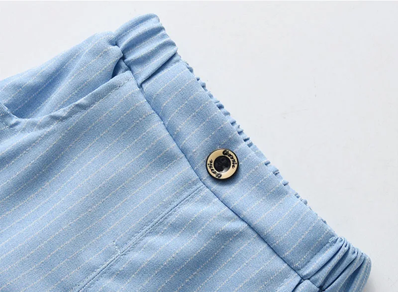 Детский джентльменский костюм из рубашки с коротким рукавом и шортов