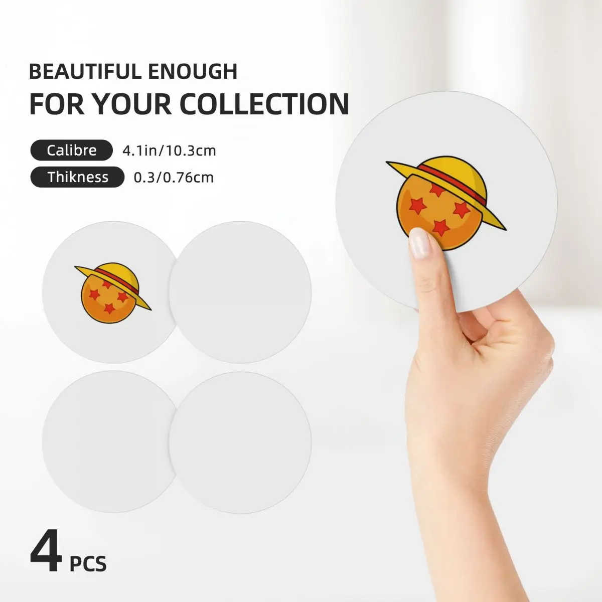 Дракон кусок! Керамические подставки (набор из 4) чашка для чая рождественские