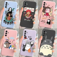 anime totoro cute phone case for samsung galaxy a13 5g ghibli spirited away funda silicon soft back cover for samsung a 13 coque