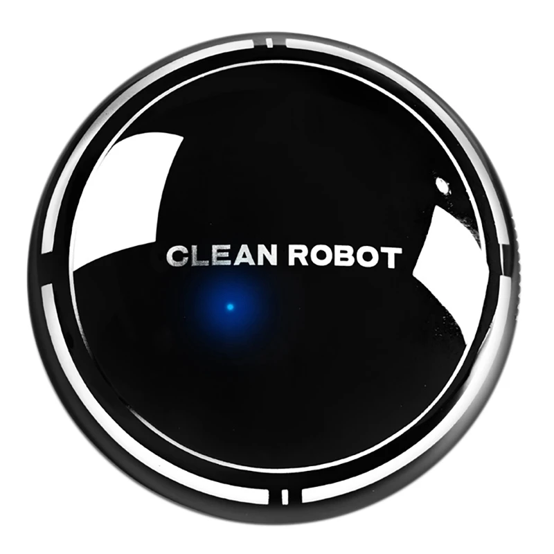 

Sweep Robot Automatic USB Smart Robotic Vacuum Floor Cleaner Sweeping Suction for Pet Hair Low-Pile Carpets&Floor,Black