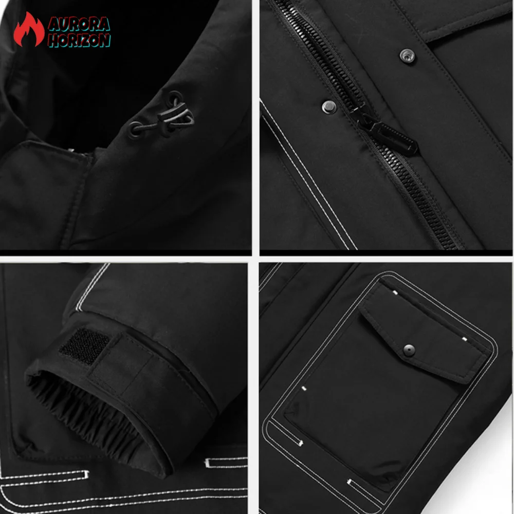 AuroraHorizon Plus Size 11XL Parkas Winter Jackets Men Thickened Jacket Warm Hooded Coats Big Size Male Outerwear High Quality