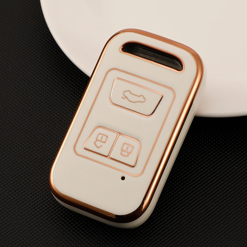 

3 Button Phnom Penh TPU Car Key Case Cover For Chery Tiggo 3 5X 4 8 Glx 7 2019 2020 Arrizo Car Holder Shell Styling Accessories