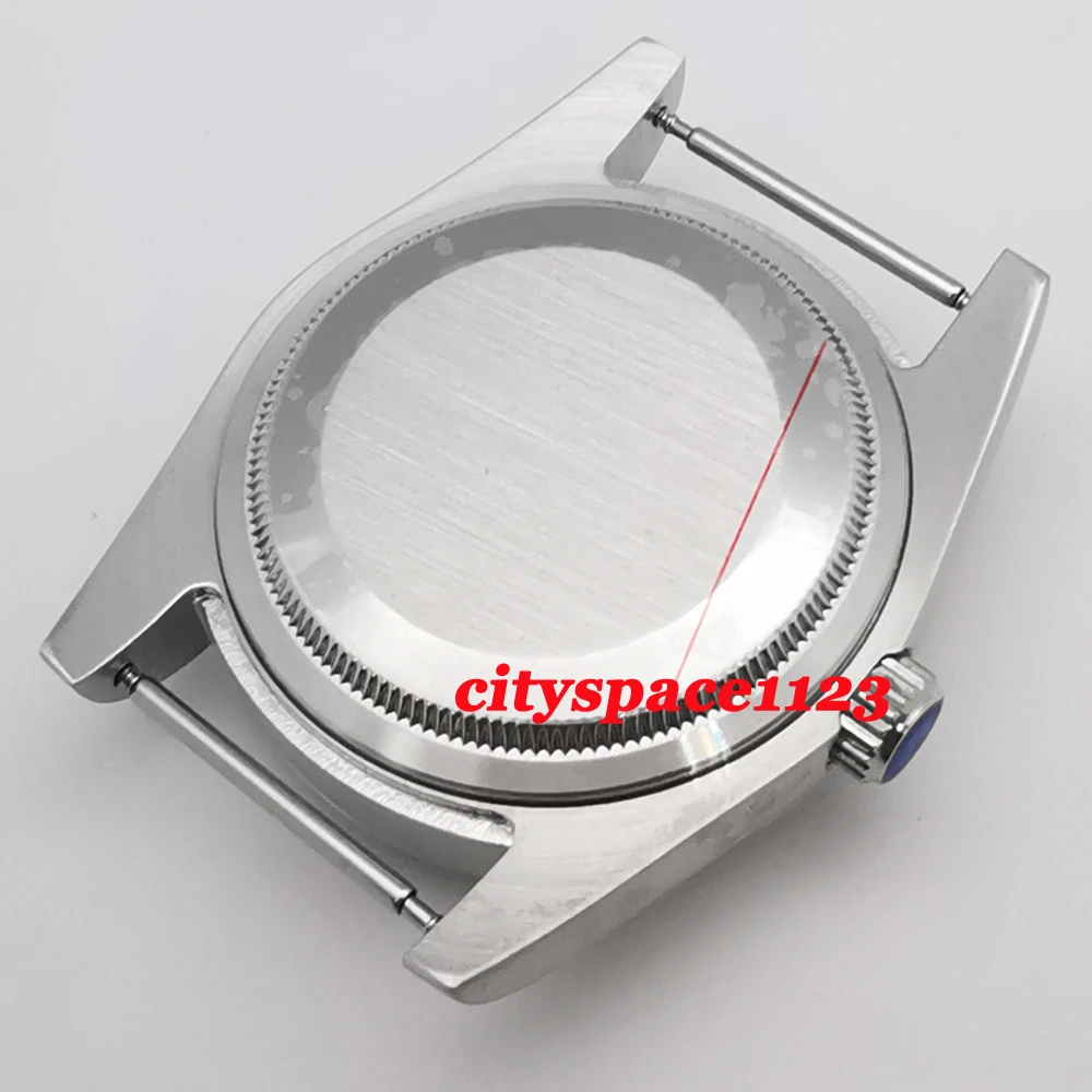 36mm/39mm Brushed Watch Case Sapphire Glass Stainless Steel Fit NH35,NH36,ETA 2824,PT5000,Miyota 8215 DG2813 Movement