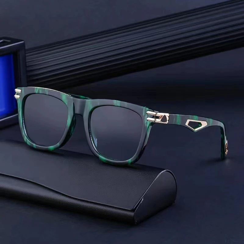 

Солнцезащитные очки «кошачий глаз» для мужчин и женщин, модные темные очки с открытыми дужками, для вождения, с квадратной оправой, унисекс, 2023