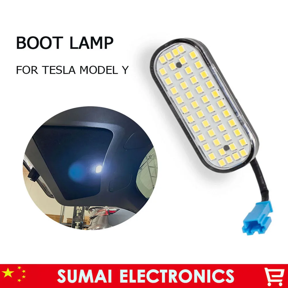 6500K 48*0.5W 2538 Ultra Bright LED Trunk Lights For Tesla Model Y Trunk LED Lighting