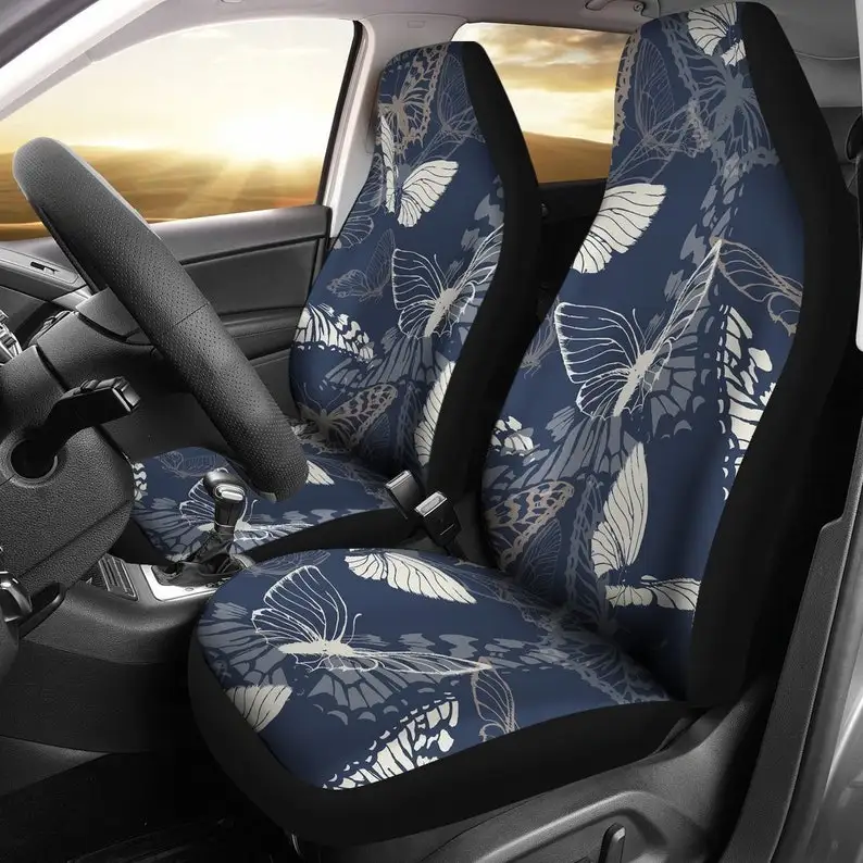 

Butterflies Car Seat Covers Pair, 2 Front Seat Covers, Car Seat Covers, Seat Cover for Car, Car Seat Protector, Car Accessory, b