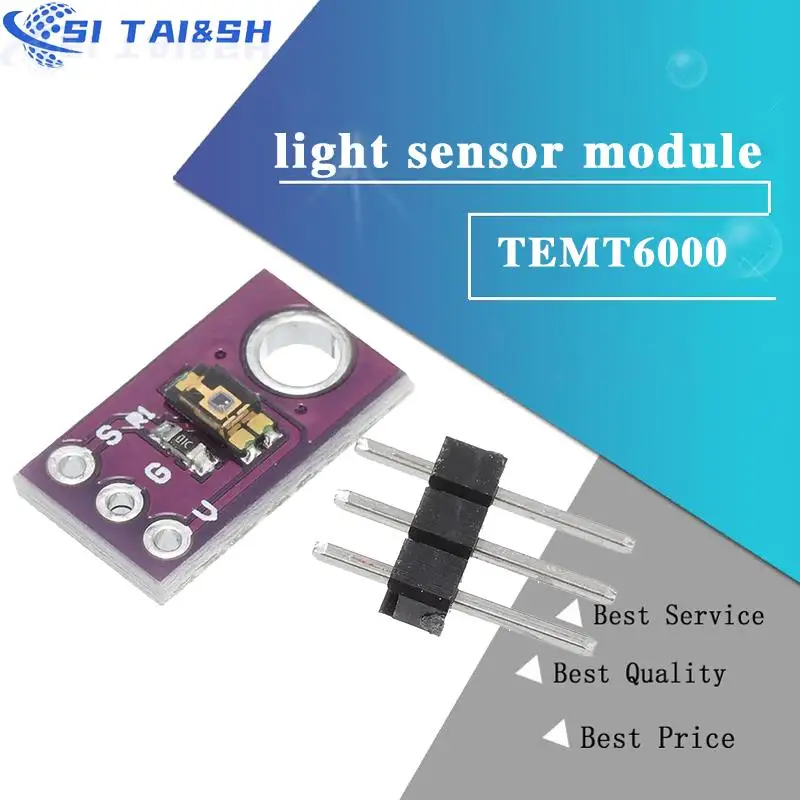Датчик светильник ности TEMT6000 профессиональный модуль датчика освещенности для