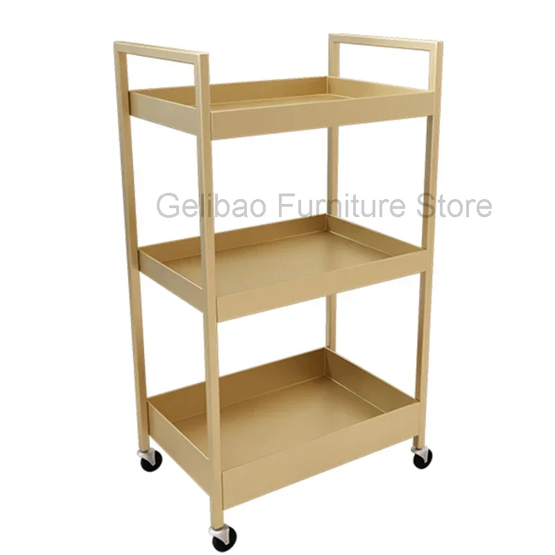 Тележка Золотая тележка Ящик Салон красоты Профессиональная парикмахерская