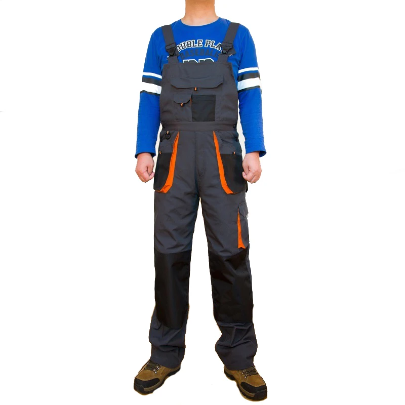 

Bib Overalls Men Work Wear Repairman Strap Jumpsuits Pants Working Uniforms