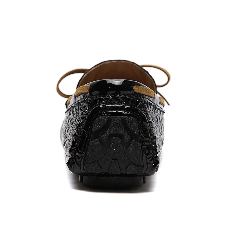 Кожаные мужские повседневные лоферы летние топ-сайдеры слипоны на плоской