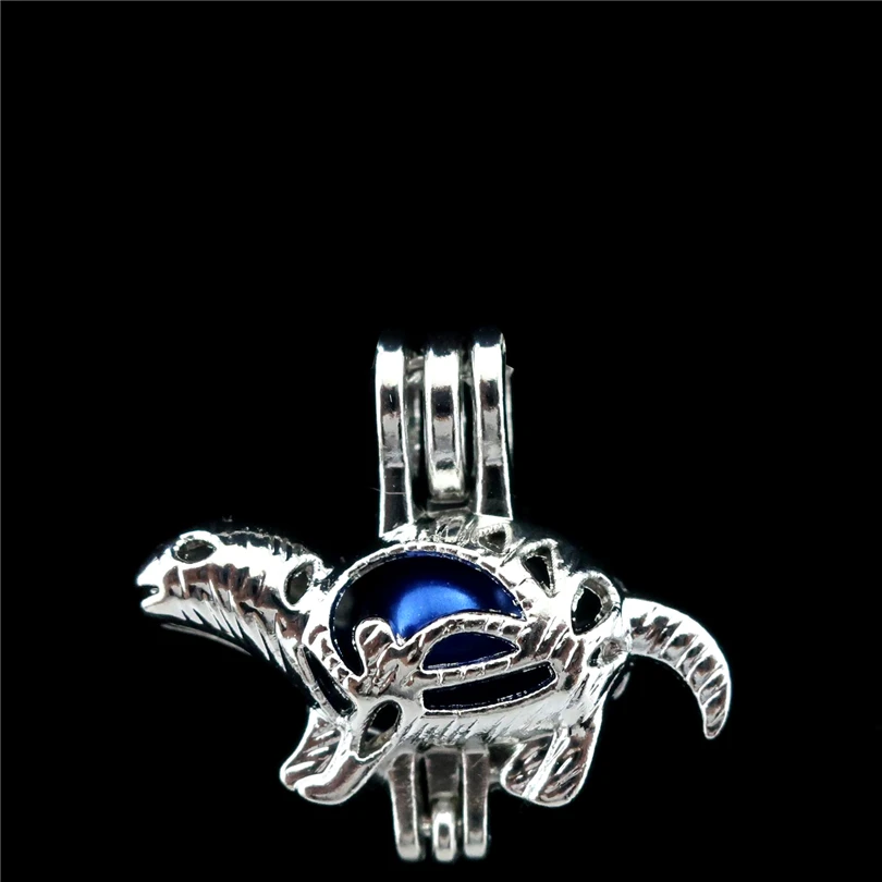 10 шт. модные панголины ящерицы Очаровательная жемчужная клетка медальон