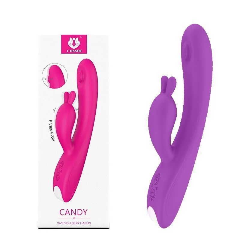 S095 шейкер с изображением сахарных сокровищ и заячьих ушей с двойной головой, женское устройство для самообороны