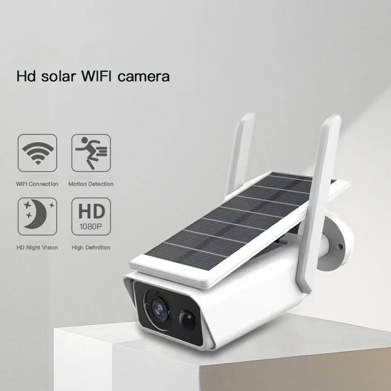 

IP66 Waterproof Hd Solar WIFl Camera PIR Human Motlon Detection Outdoor Intelligent 3MP Night Vislon Monitoring Wireless Camera