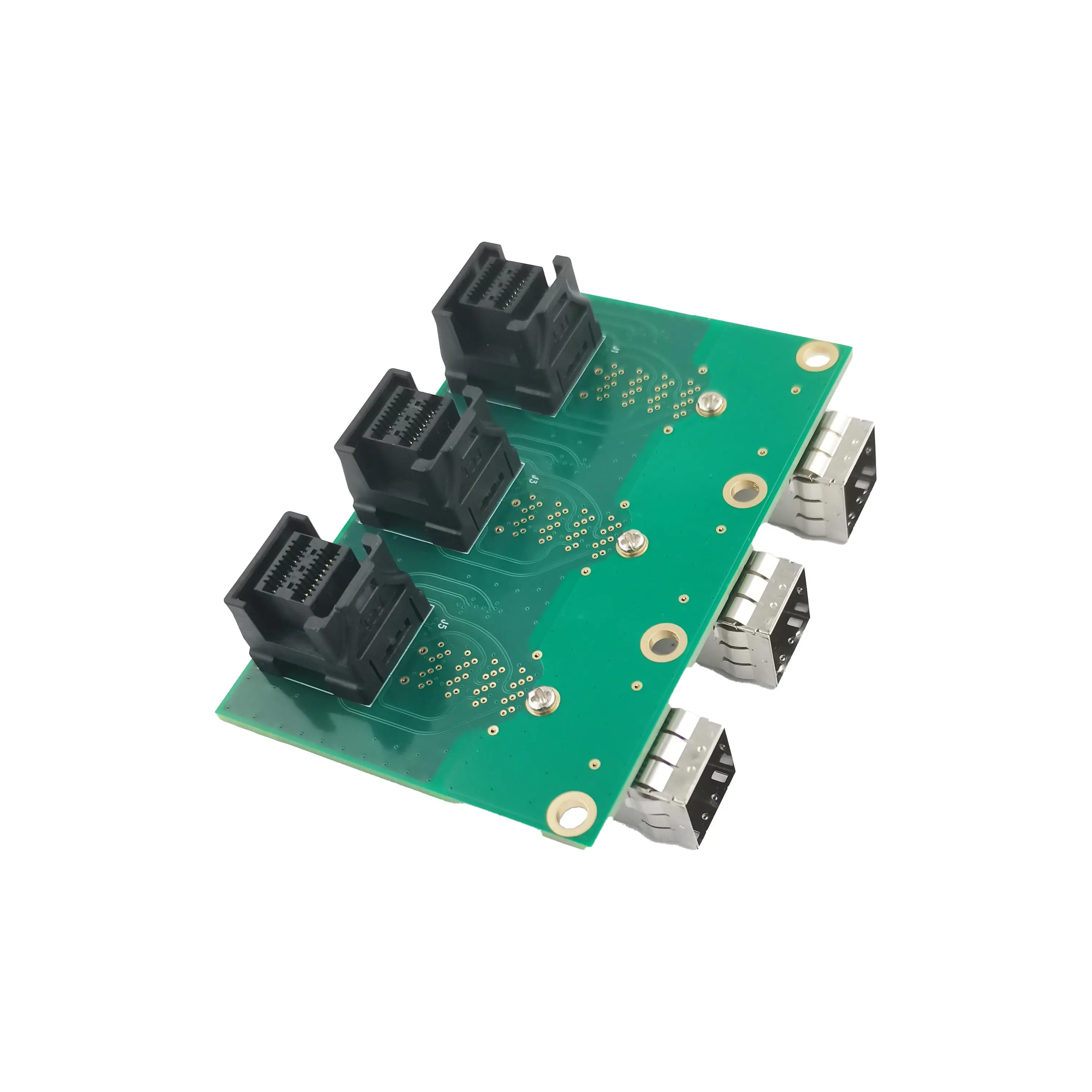 12 Гбит 3-портовая плата расширения SFF-8644 на 3-портовую SFF-8643 без профиля