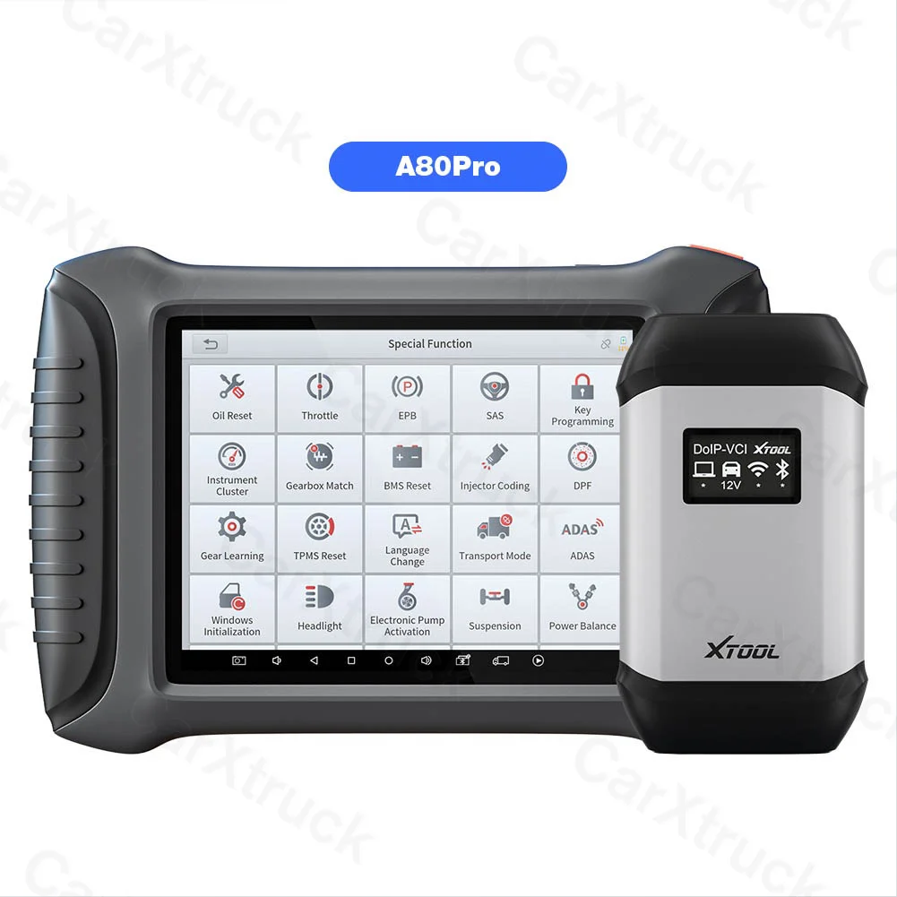 

Инструмент полной диагностики XTOOL A80 Pro, программирование ключей/программирование ECU/специальная функция, аналог KC501/Φ/KC100