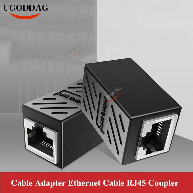 

Female to Female Connector RJ45 Ethernet Cable Cat7/Cat6/5e Network LAN Adapter Internet Coupler Extender Extension Converter