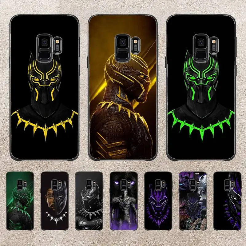 

B-Black P-Panther Phone Case For Samsung Galaxy S6 S7 Edge Plus S9 S20Plus S20ULTRA S10lite S225G S10 Note20ultra Case