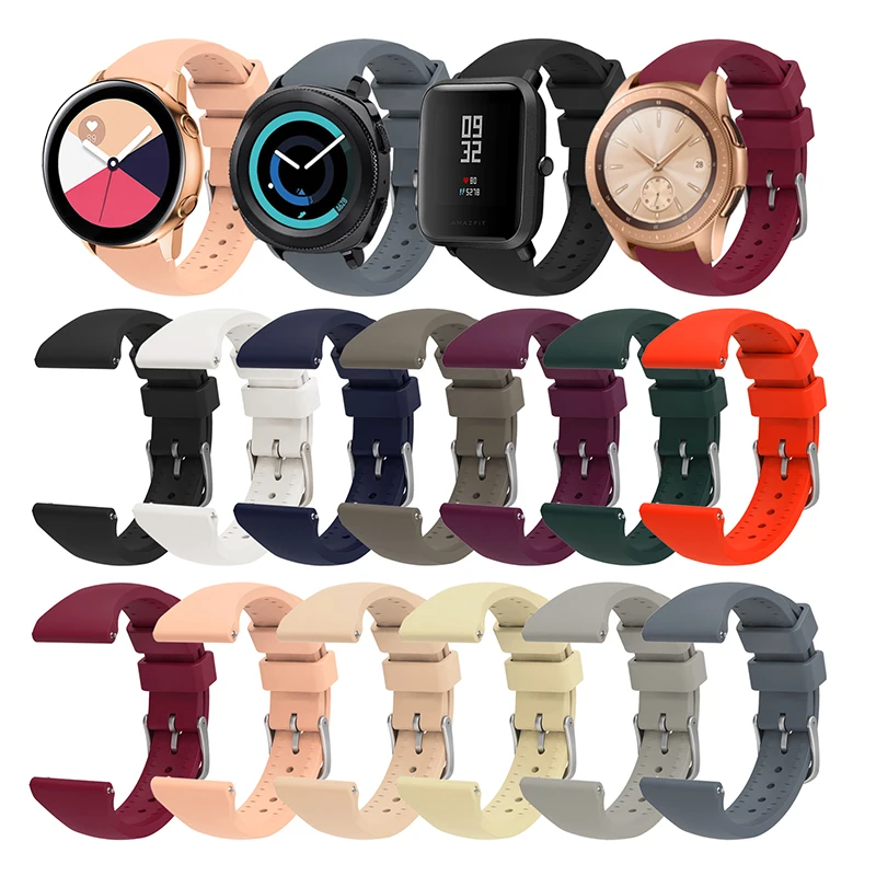 20/22mm Universal Strap Small Waist Series Strap for Samsung Galaxy/Huawei/Garmin/amazfit/LG/NOKIA STEEL Smart Watch