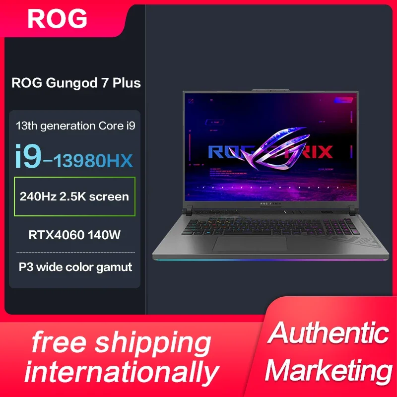 

ROG Strix SCAR 7Plus E-sport Gaming Laptop i9-13980HX RTX4060 RTX4070 240Hz 18Inch Computer Notebook