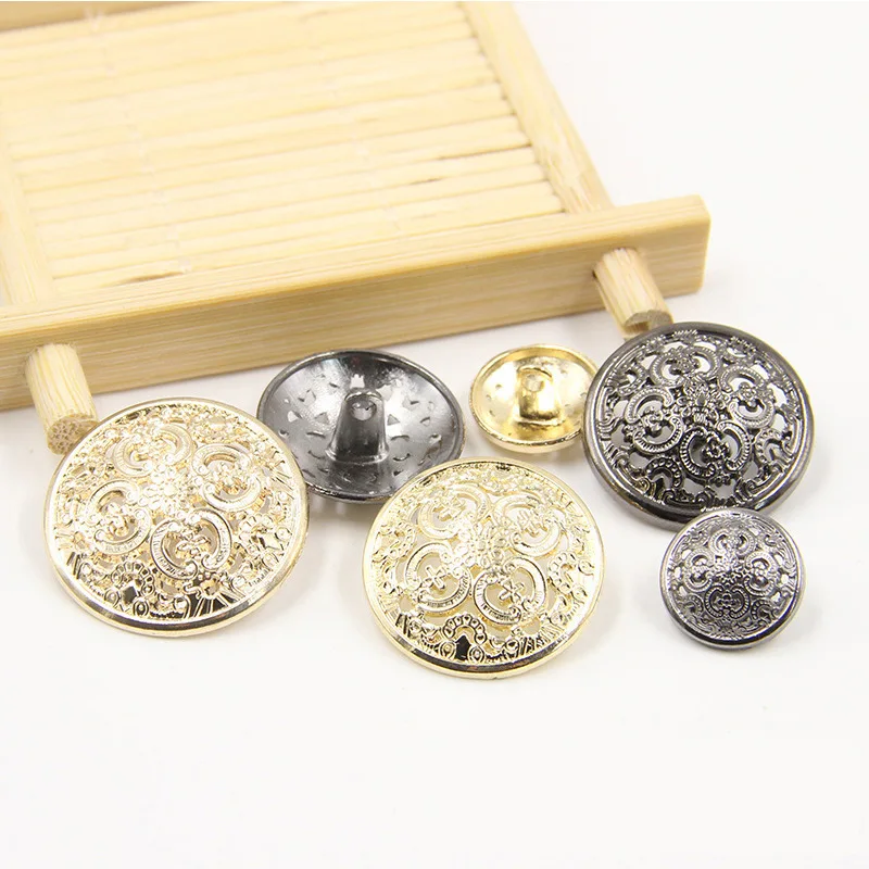 5 шт., винтажные металлические пуговицы, 11,5-28 мм 5 шт., винтажные металлические пуговицы, 11,5-28 мм
