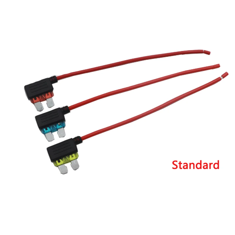 【5-1 шт.】держатель предохранителя 12 В, 5 А, 10 А, 15 А, 20 А, адаптер для крана с добавлением цепи, микростандартный лезвие Ford ATM APM