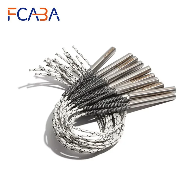 

FCABA 5 шт. 10 мм 98 ~ 115 мм 316SUS с одной головкой, двойная нагревательная трубка, 110 В/220 В/380 В, 400 Вт/420 Вт/450 Вт/470 Вт, картриджный нагревательный элемент