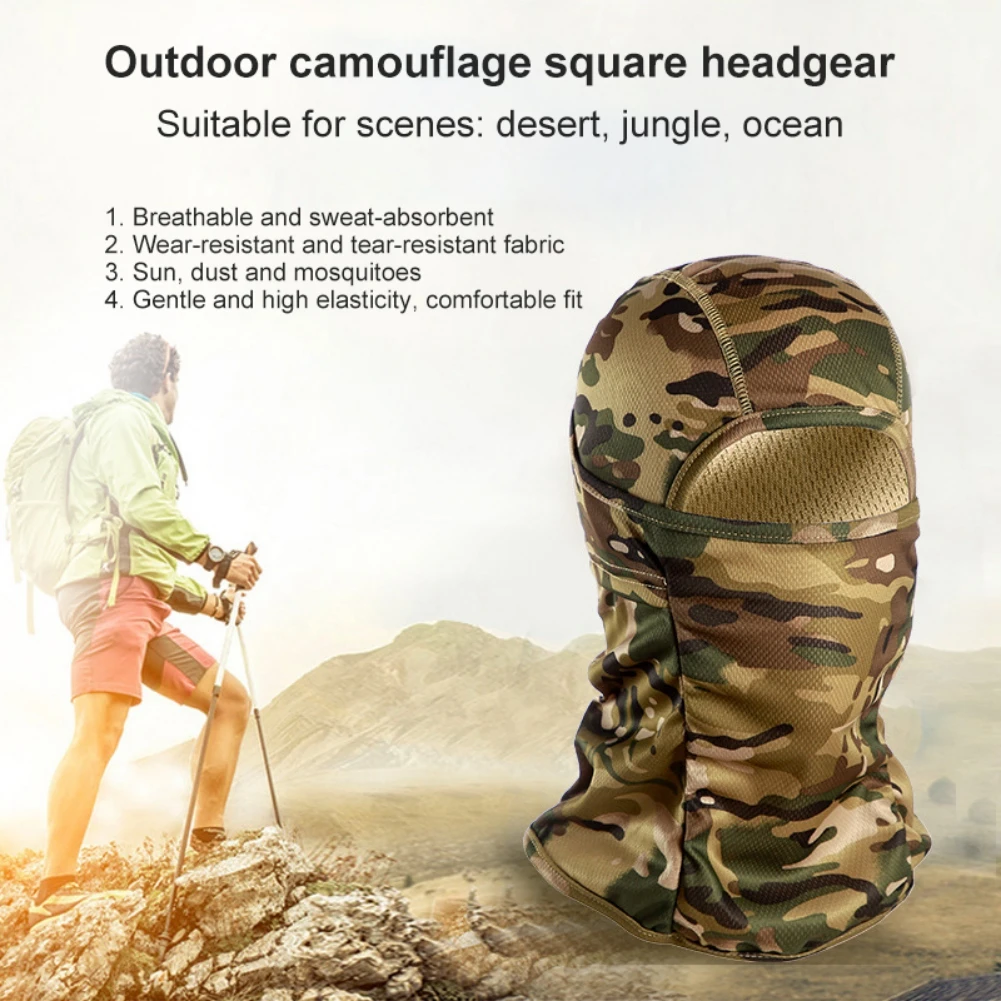 Тактическая Балаклава платок маска наружная защита для велосипеда езды на