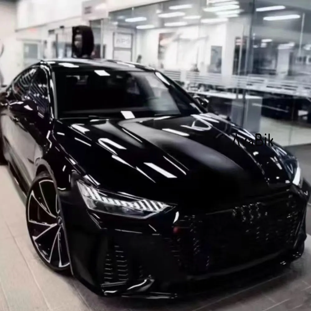 1 52X2/3 м высокое качество PPF настоящий ТПУ глянцевый черный защитный капот