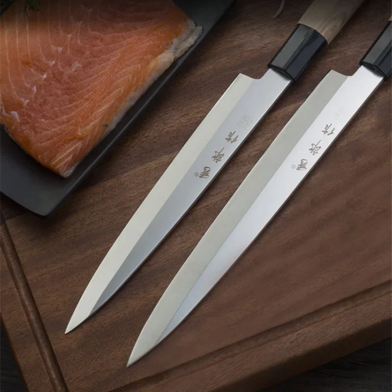 Нож для лосося нож филеровки рыбы деревянная ручка кухонные ножи из высокой