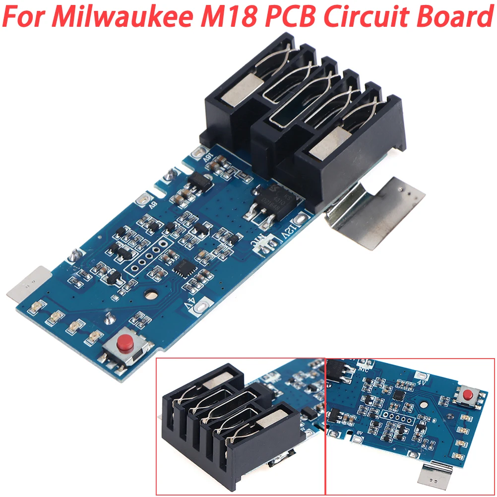 Печатная плата для аккумулятора Milwaukee M18, сменная плата, защита зарядки литий-ионной батареи 18 В, 1 шт.