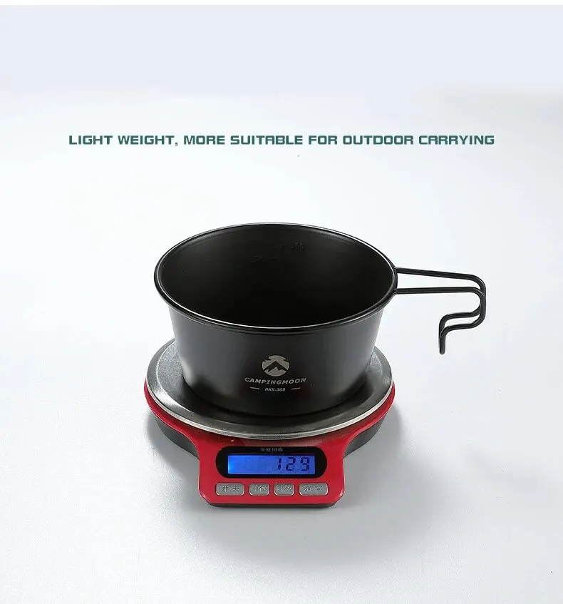 CAMPINGMOON BKS-360 Портативная Чаша Из Нержавеющей Стали 0