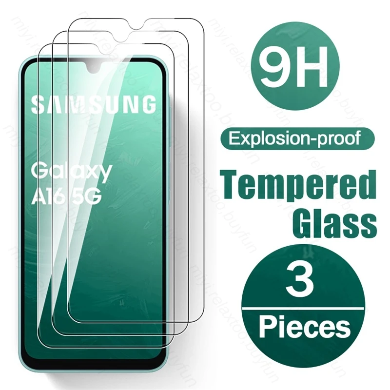 3 шт. закаленное защитное стекло для Samsung Galaxy A16 5G защита экрана HD Стекло Sansung Symsung A