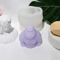 gorilla animal candle resin molds epoxy resin silicone molds for resin casting diy handmade candle making tool home decoration