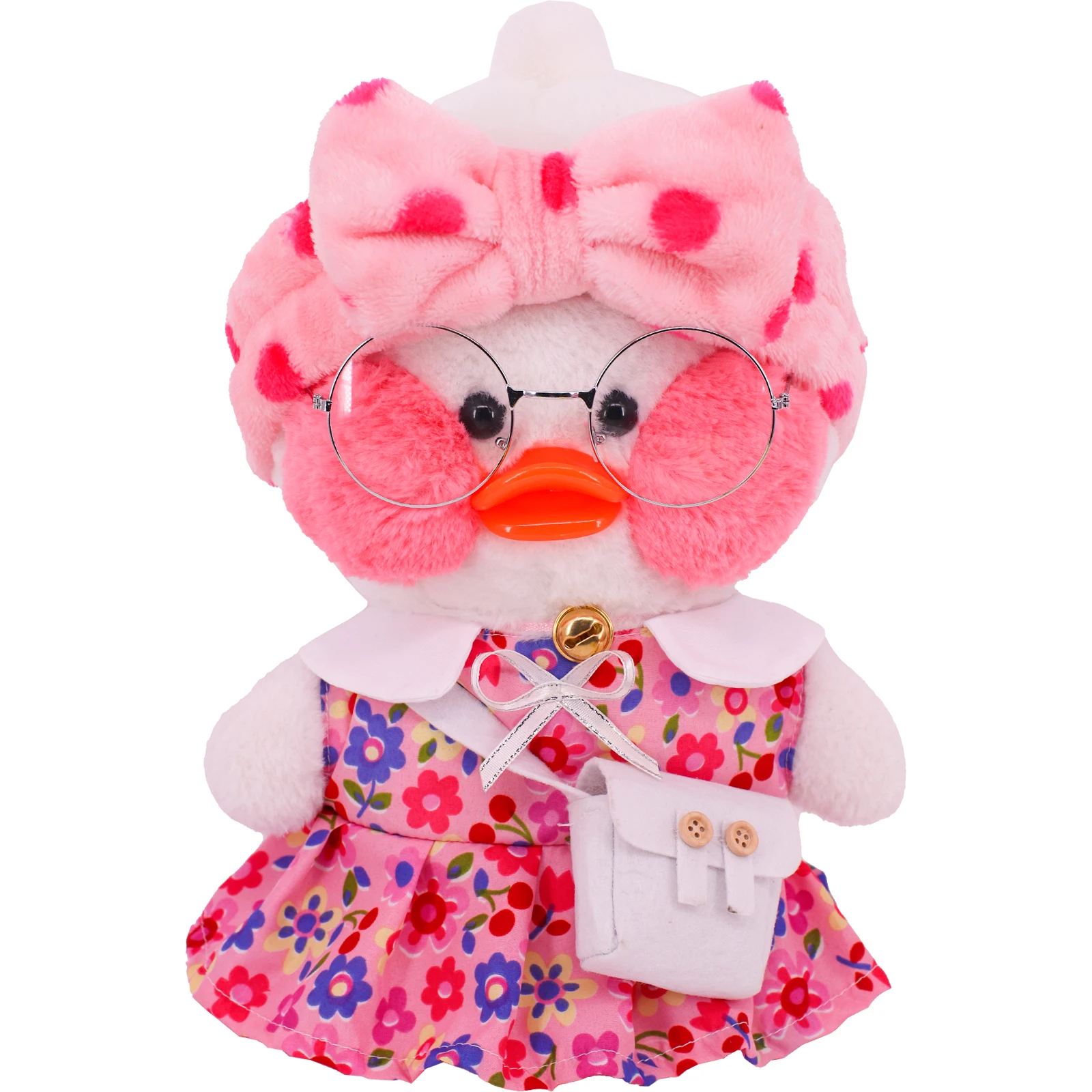 30 Cm Duck Plush Cafe Lalafafan Clothes Original Design Duck Clothes Dress Sweater for 20-30cm Plush Animal Doll Girls Toy images - 6