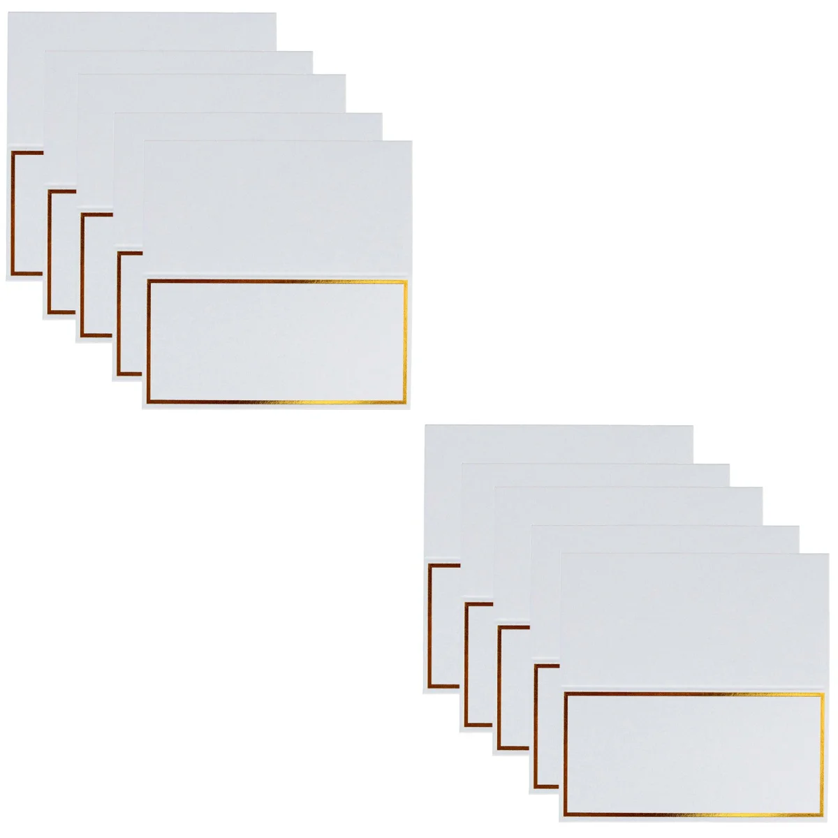 

Place Wedding Name Tableparty Thank You Seating Tags Gold White Paper Supplies Blank