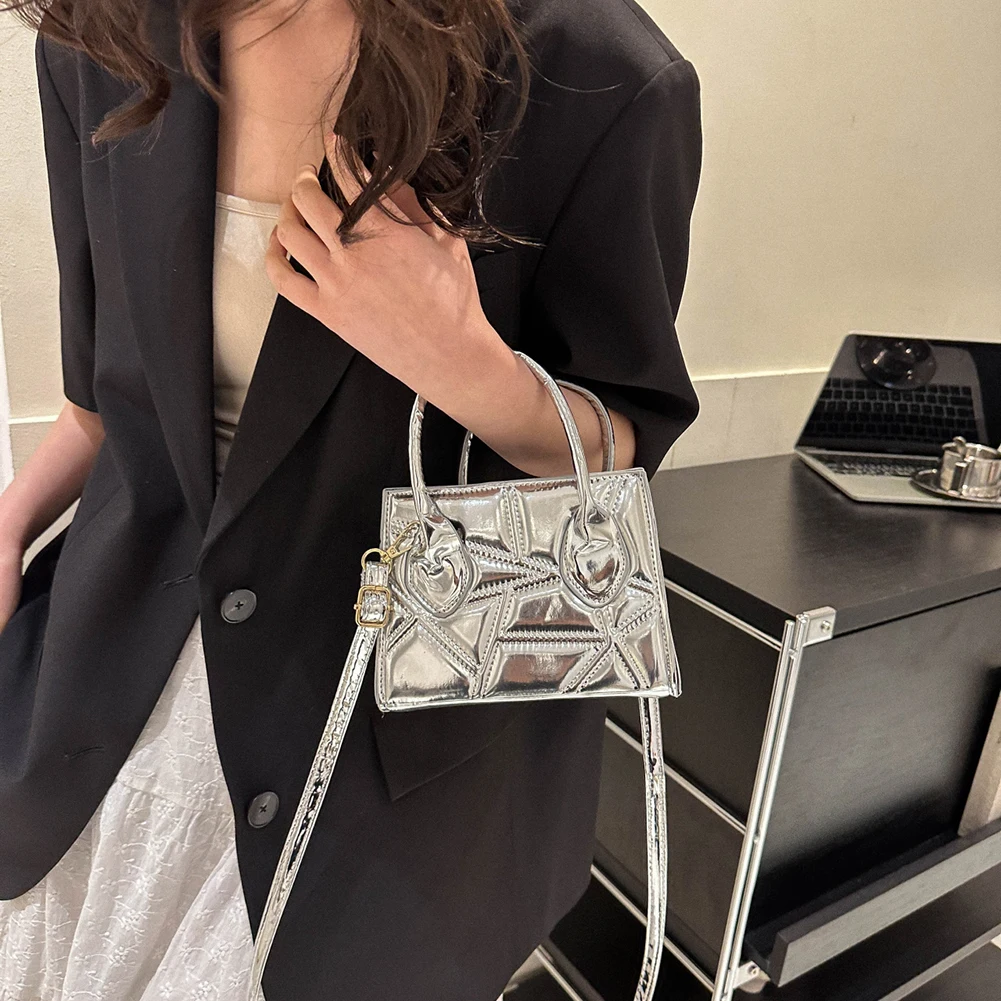

Mini Small Square Bag 2023 Fashion New Quality PU Leather Women Quilted Chain Purse Shoulder Simple Women Messenger Bags Handbag