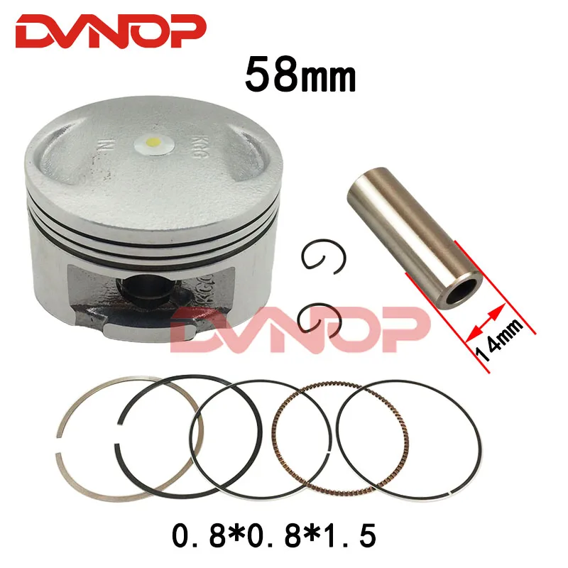 

Мотоциклетное поршневое кольцо для Honda SH150 Qianjiang Liren QJ150T-10C KGG Keeway outпоис150 внешний вид 150cc