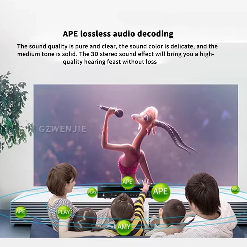 Фото AV2080 Усилитель мощности Bluetooth 5,0 Аудиоусилитель Hi-Fi Стерео Усилители динамиков Hi-Fi Amplificador Amp 250Wx2 №4