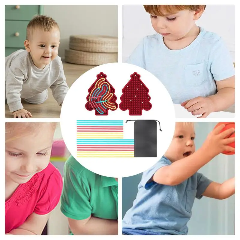 Busy Kids Board Силиконовая игрушка-непоседа Бесшумные игрушки-непоседа для